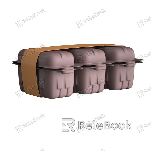 packing box snack box model