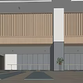 Inside the gym 3d model