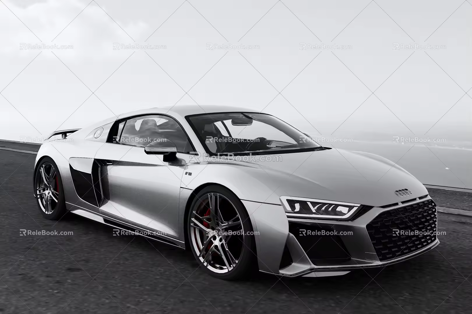 Super Run Audi R8 3d model