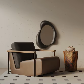 modern leisure chair 3d model