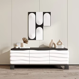 Modern TV Cabinet TV Cabinet Entrance Cabinet 3d model