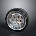 High Quality Shiny Silver Car Parts Wheel Rim And Trilok Care Tire With Spoke Design