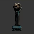 Blue And Black Cordless Handheld Drill With Rechargeable Battery Professional Power Tool