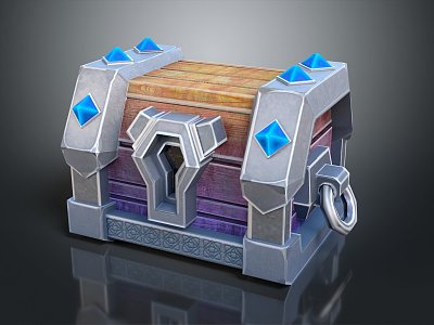 Modern Box Science Fiction Box Science Fiction Box Military Box 3d model