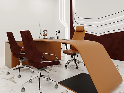 Modern Study Hermes Study 3d model