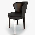 Modern Giorgetti Leather Single Chair 3d model