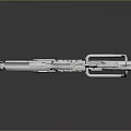 Modern Sci-Fi Gun Sci-Firearms Energy Weapon Sci-Fi Game Gun Game Firearms 3d model