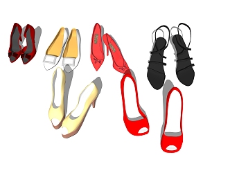 Modern Shoes 3d model