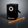 Brauberg Electric Pencil Sharpener Black Efficient Durable Design for Sharpening Pencils