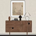 Silent Wind Locker Decorative Cabinet 3d model
