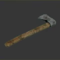 Tomahawk Axe Wooden Axe Handle Axe Mountain Axe Chopping Wood Axe Chopping Wood Axe Magic Axe 3d model