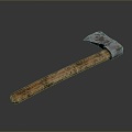 Tomahawk Axe Wooden Axe Handle Axe Mountain Axe Chopping Wood Axe Chopping Wood Axe Magic Axe 3d model