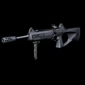 Modern Tactical Combat Rifle With Scope Grip Tactical Accessories And Ergonomic Stock Design