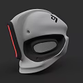 Modern White Hat Design With Red Accents And Black Ventilation Mesh