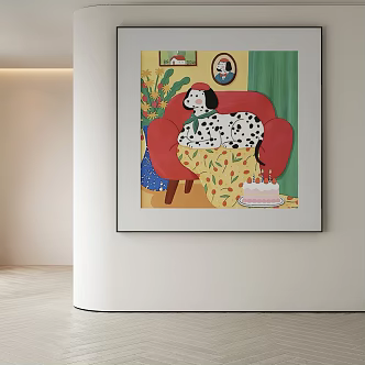 decorative painting 3d model