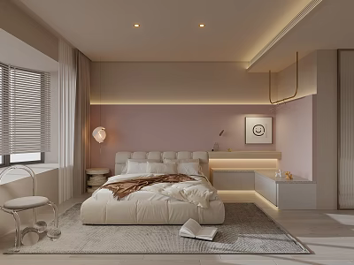 Modern Bedroom Home Bedroom 3d model