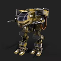 Sci-fi Robot Armed Robot Mech War Robot Artificial Intelligence Future Technology Fighting Robot 3d model
