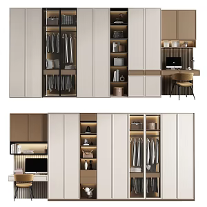 Modern wardrobe 3d model