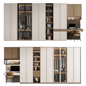 Modern wardrobe 3d model