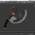 Tomahawk Game Axe Ares Axe Mountain Axe Pangu Axe Cold Weapon Low Face Number Low Model Simple Model Video Level Super Realistic 3d model