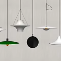 Pendant lamp flying saucer lamp ball lamp 3d model