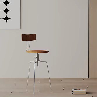 Modern Bar Chair 3d model