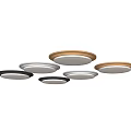 Round Simple Ceiling Lamp 3d model