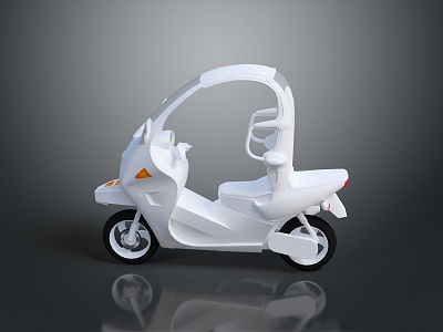 Scooter Motorcycle Two-wheeled Motocross Motorcycle Road Race Motorcycle Motor Vehicle 3d model