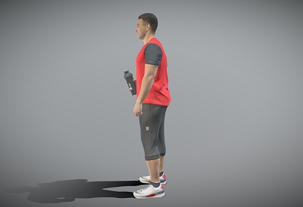 Handsome Men Sports Men Standing Men 3d model