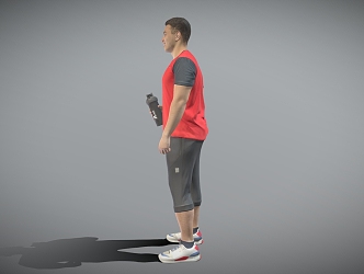 Handsome Men Sports Men Standing Men 3d model