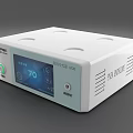APL 001 Medical Device With Digital Display Green Button And White Design