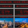 Desktop Computer Display Showing Epidemic Prevention Window Info And Cityscape 3d model