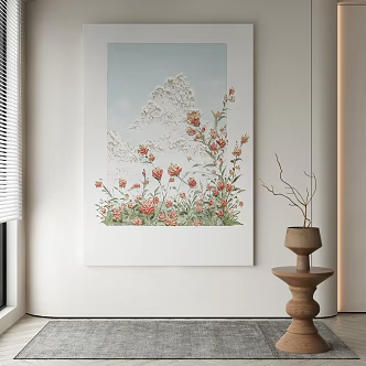 decorative painting 3d model