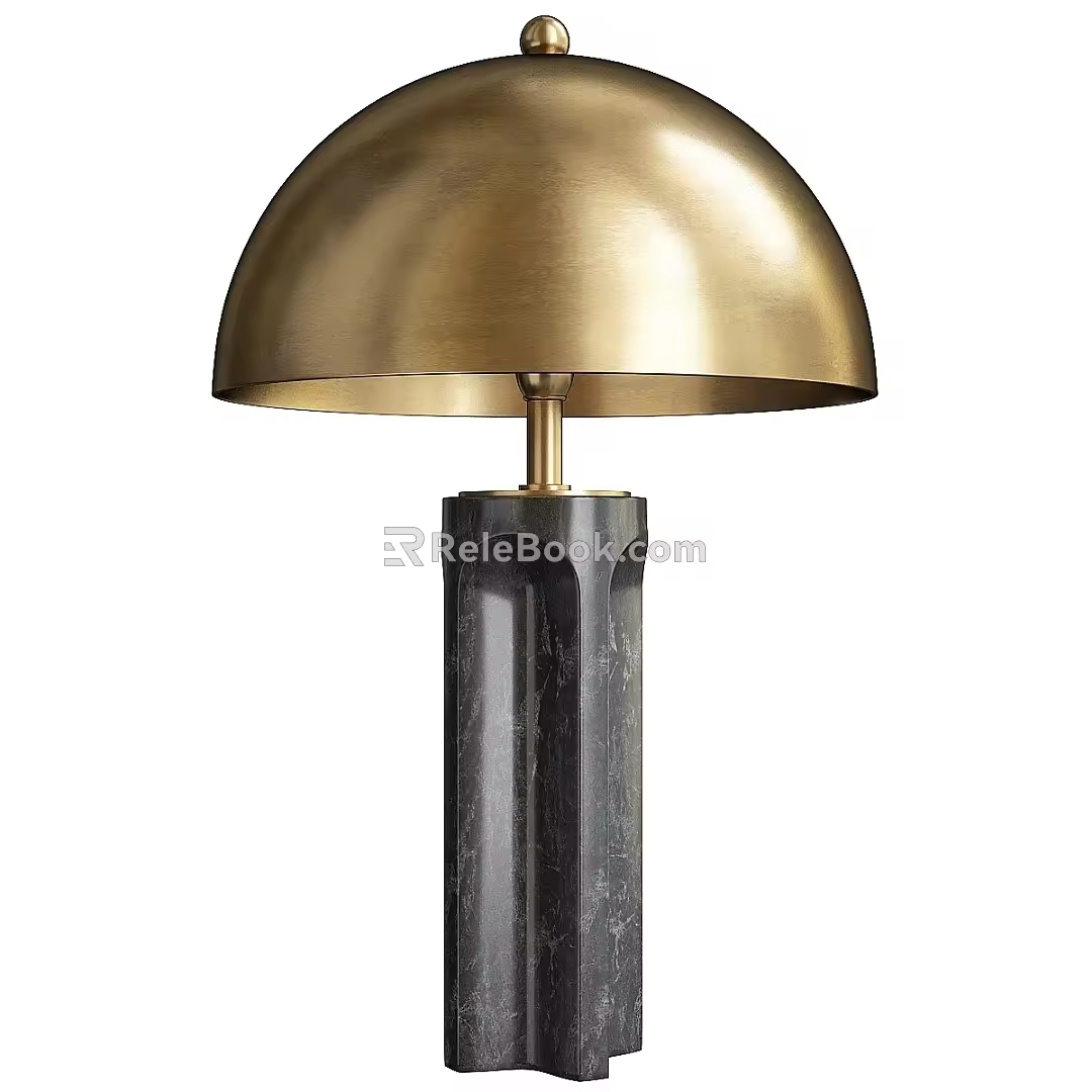 Retro Table Lamp Eichharz Absolute Value 3d model