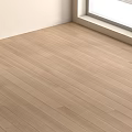 Light Oak Wooden Floor With Long Planks And Natural Light In Modern Interior