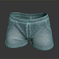 Casual Comfortable Shorts With Elastic Waist Soft Fabric And Pockets