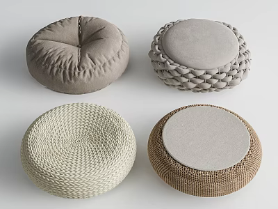 Japanese-style futon tatami futon 3d model