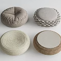 Japanese-style futon tatami futon 3d model