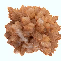 Natural Brown Stone Crystal Cluster With Mineral Formation And Textural Details