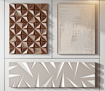 Modern Wall Decoration 3d model