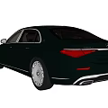 Black Luxury Sedan Featuring Chrome Grille Premium Brown Interior And Alloy Wheels