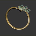 Ring Diamond Ring Gem Ring Women's Ring 3d model