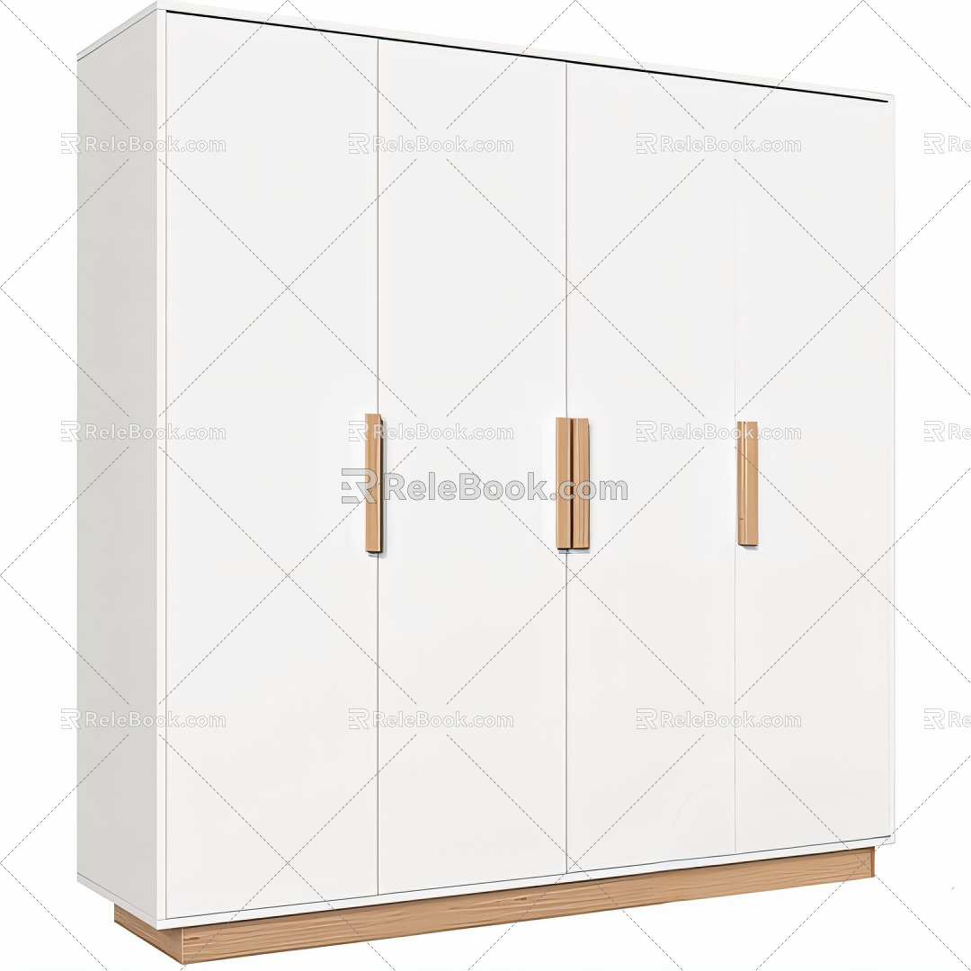 Modern wardrobe 3d model