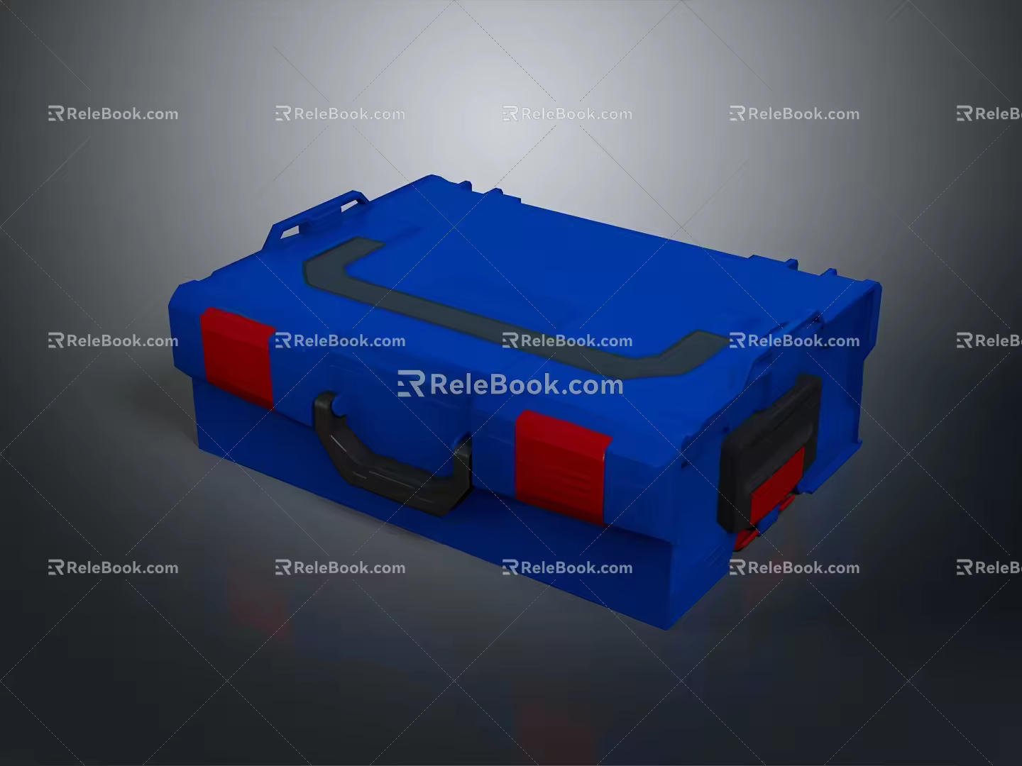 Tool Box Iron Box Multi-layer Tool Box Iron Box Iron Trunk Box Box Box Luggage Leather Box 3d model