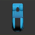 IVECO Blue Truck Futuristic Design With ETP FORWARD Branding Modern Wheels And Aerodynamic Structure