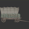 Modern carriage caravan caravan 3d model