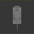 Modern Military Tank With Advanced Turret Long Barrel And Dark Reflective Surface