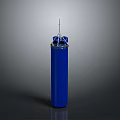 Blue Vertical Hanging Punching Bag For Fitness Training Equipment
