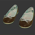 Kids Glittery Princess Shoes With Pink Straps Bowknot And Yellow Soles