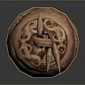 Hand Carved Ceramic Jar Sculpture With Dragon Design And Ornate Lid
